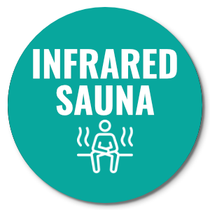 Infrared Sauna Badge with Icon